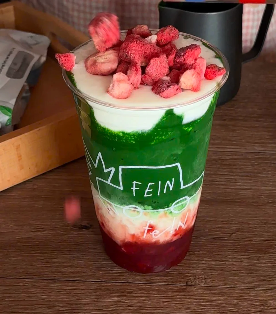Strawberry Cream Matcha